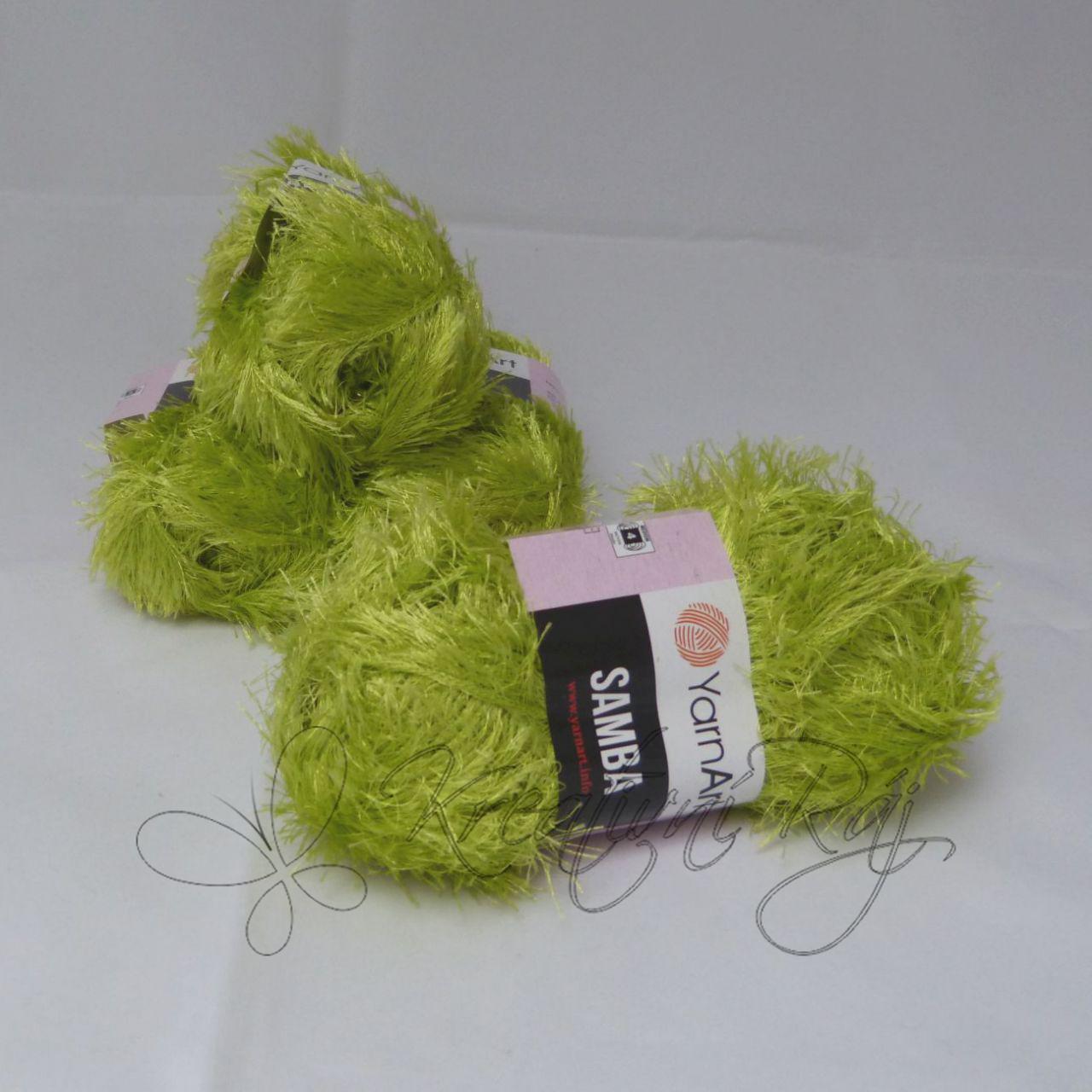 Pletací příze Samba (35) - jarní zelená