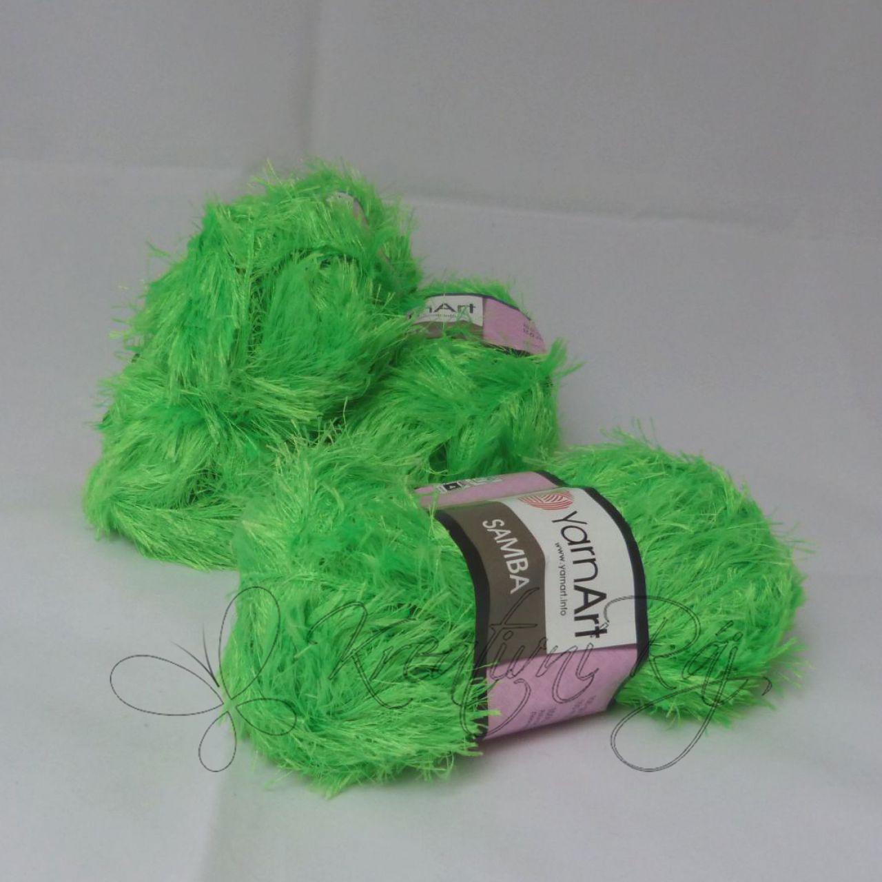 Pletací příze Samba (09) - zelená