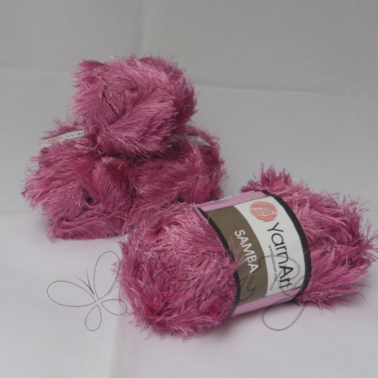 Pletací příze Samba (27) - malinová