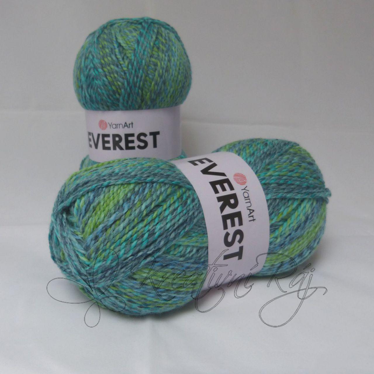 Pletací příze Everest (7049) - mint melír