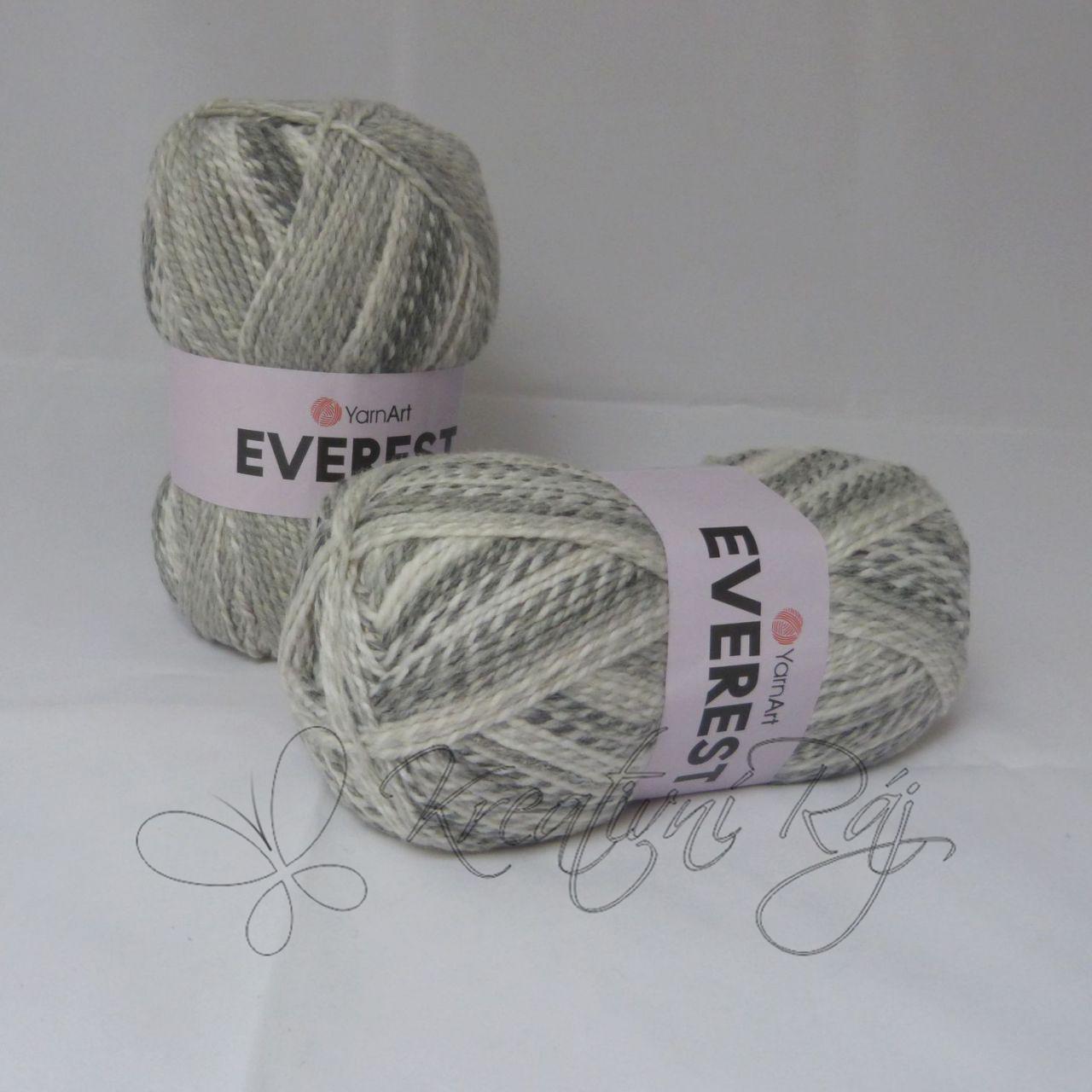 Pletací příze Everest (7035) - světle šedý melír