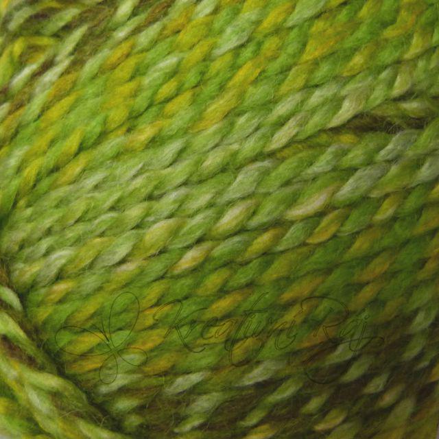 Pletací příze Everest (7052) - zelený melír