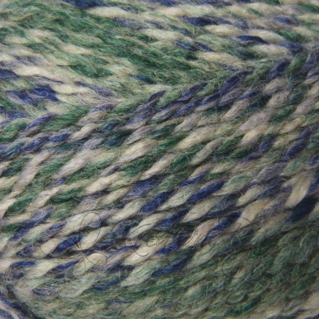 Pletací příze Everest (7055) - modro-zelený melír