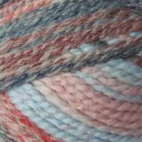 Pletací příze Everest (7065) - červeno-modrý melír