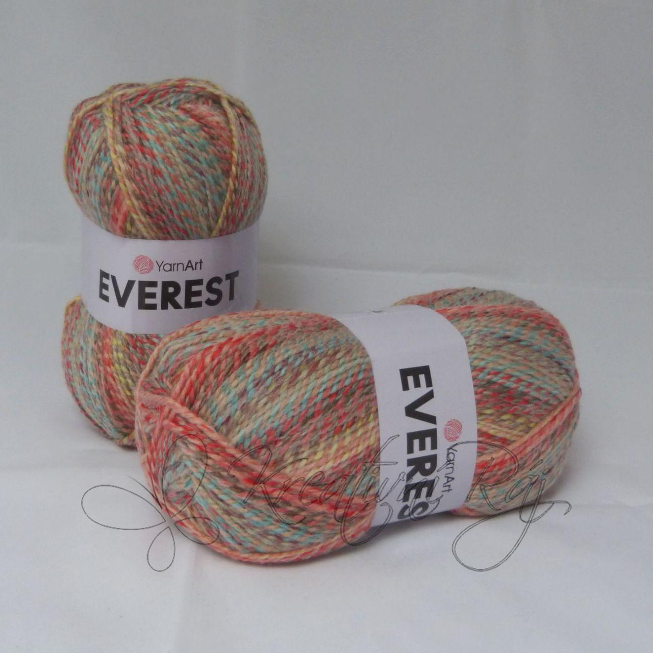Pletací příze Everest (7044) - barevný melír