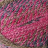 Pletací příze Everest (7051) - šedo-růžový melír