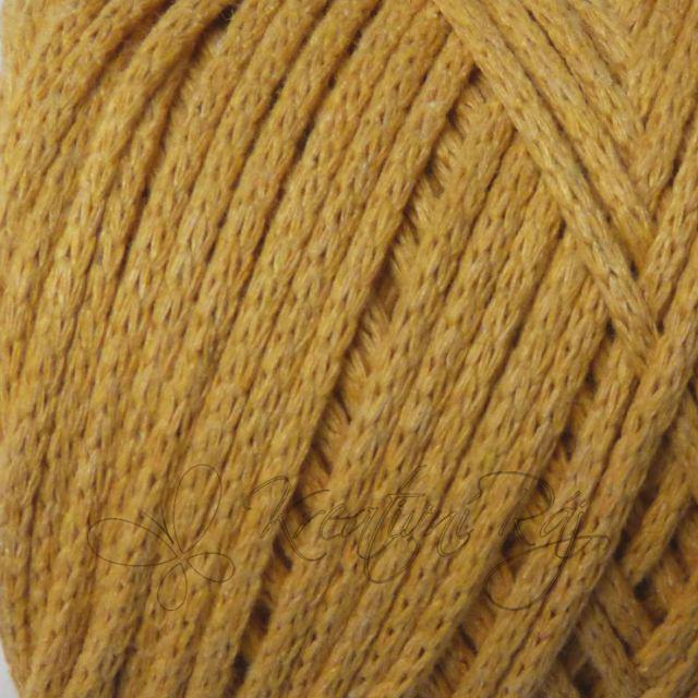 Pletací příze Cordy macrame (8190) - hořčicová