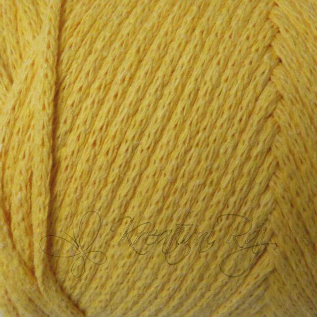 Pletací příze Cordy macrame (8184) - zářivá žlutá
