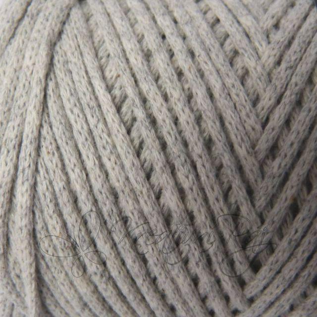 Pletací příze Cordy macrame (8001) - světle šedá
